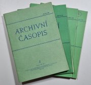 Archivní časopis 1-4 1983 - 