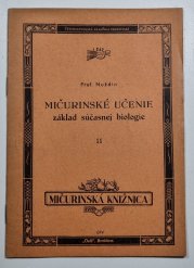 Mičurinské učenie - základ súčasnej biologie (slovensky) - 