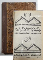 Vatra zálesáckého junáctví (lesní moudrosti) 1-10 / 1922-3 ročník I. - časopis českého junáctví - Woodraft