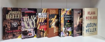 7x Joseph Heller (brože) - Zavíráme, Hlava XXII, Gold za všechny peníze, Bůh ví, Něco se stalo, Nemalujte si to, Hlava nehlava