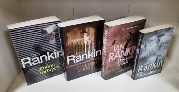 4x Ian Rankin (brožované) - Hra na schovávanou / Poslední rébus / Jména mrtvých / Dokonalá vražda