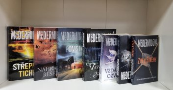 7x Val McDermid - Zpěv sirény, Drát v srdci. Vzdálená ozvěna, Temné struny, Pomsta, Náhradní řešení, Střepiny ticha