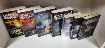 7x Val McDermid - Zpěv sirény, Drát v srdci. Vzdálená ozvěna, Temné struny, Pomsta, Náhradní řešení, Střepiny ticha