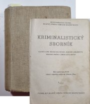 Kriminalistický sborník 1-12 / 1957 + příloha Soudní lékařství  - 