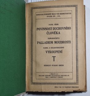 Povinnost duchovního člověka ( Palladiun moudrosti / Sankaračarya ) / Magická zrcadla / Zdar