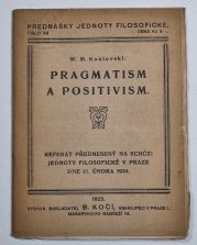 Pragmatism a positivism - 