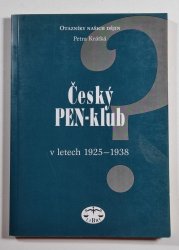 Český PEN-klub v letech 1925-1938 - 