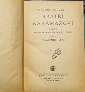 Bratři Karamazovi I. - IV.  + Hráč