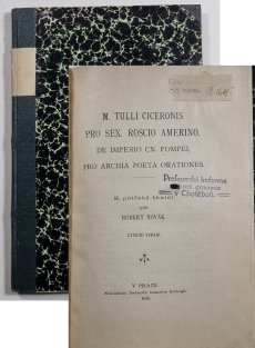 M. Tulli Ciceronis pro Sex. Roscio Amerino, de imperio Cn. Pompei, pro archia poeta orationes