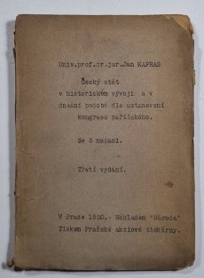 Český stát v historickém vývoji a v dnešní podobě dnešní podobě dle ustanovení kongresu pařížského