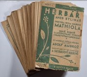 Herbář aneb Bylinář doktora Petra Ondřeje Mathiola  - sešit 1-70 (komplet)