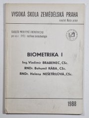 Biometrika I. - 