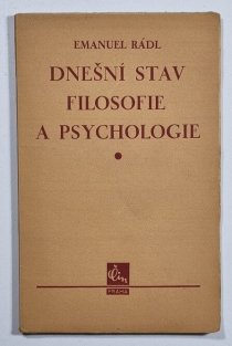 Dnešní stav filosofie a psychologie