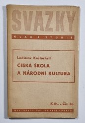 Česká škola a národní kultura - 