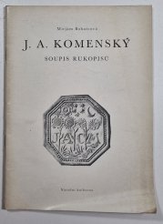 J.A. Komenský - Soupis rukopisů - 