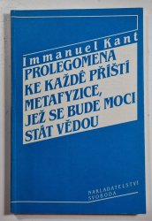 Prolegomena ke každé příští metafyzice, jež se bude moci stát vědou - 