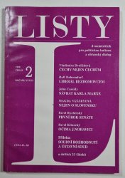 Listy 2/1998, ročník XXVIII - 