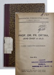 Prof. Dr. Fr. Drtina, jeho život a dílo - K jeho padesátým narozeninám 