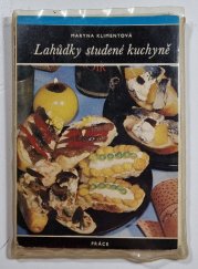 Lahůdky studené kuchyně /soubor volných listů/ - 