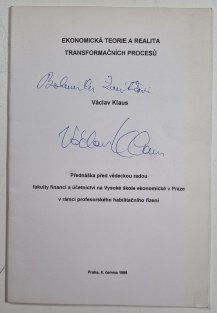 Ekonomická teorie a realita transformačních procesů