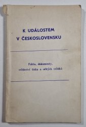 K událostem v Československu - 