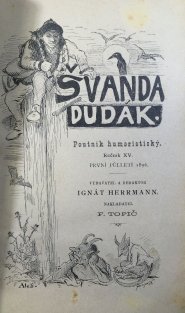 Švanda dudák poutník humoristický ročník XV. první + druhé půlletí  1896