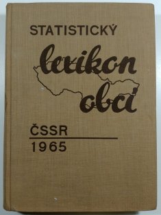 Statistický lexikon obcí ČSSR 1965