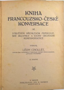 Kniha francouzsko - české konversace