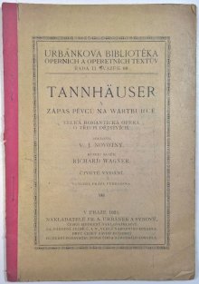 Tannhäuser a zápas pěvců na Wartburce