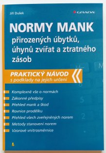 Normy mank - přirozených úbytků, úhynů zvířat a ztratného zásob