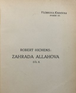 Zahrada Allahova I. - II.