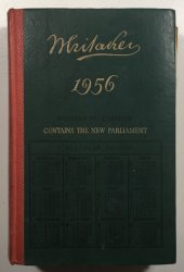 Whitaker's Almanack 1956 - 