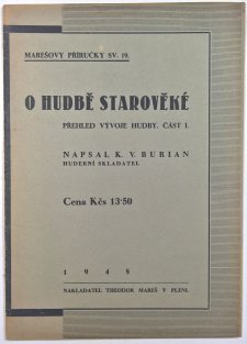 O hudbě starověké - přehled vývoje hudby I.