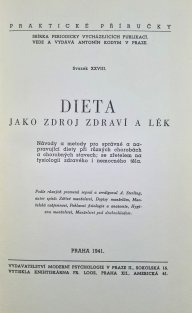 Dieta jako zdroj zdraví a lék