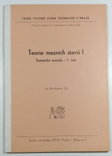 Teorie mezních stavů I - Statistické metody 1. část