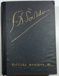 Kritické projevy - 10 (1917-1918)