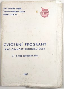 Cvičební programy pro činnost kroužků ČSTV 3.-4. tříd základních škol