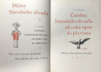 Dějiny národního divadla V. - Činohra Národního divadla od roku 1900 do převratu