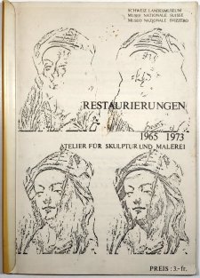 Restaurierungen 1965-1973 - Atelier für skulptur und malerei