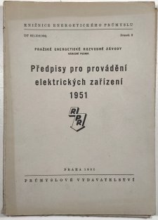 Předpisy pro provádění elektrických zařízení