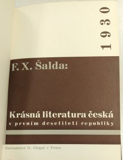 Krásná literatura česká v prvním desetiletí republiky