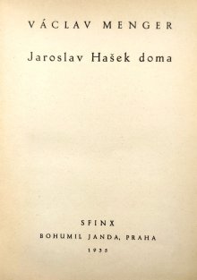 Jaroslav Hašek doma