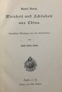 Meisheit und Schönheit aus China