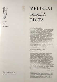 Velislai biblia picta - Příběh Josefa Egyptského a jeho bratří