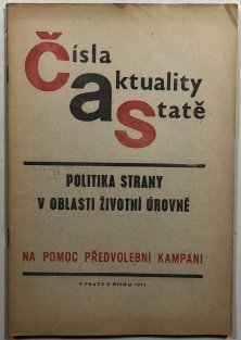 ČAS - politika strany v oblasti životní úrovně