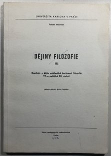 Dějiny filozofie III.