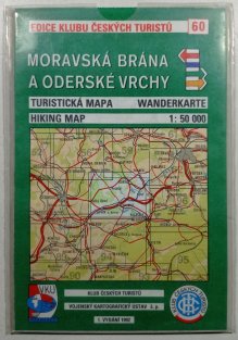 mapa - KČT 60 - Moravská Brána a Oderské Vrchy